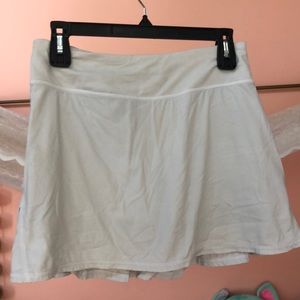 Lululemon white tennis skirt!